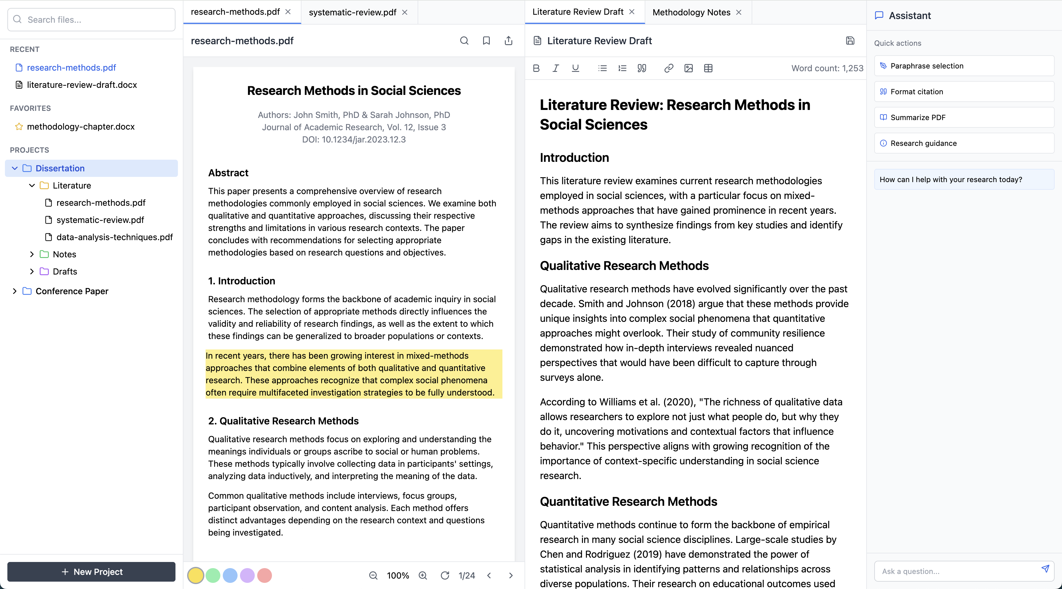 Thinki Thinki - The first AI-native research workspace